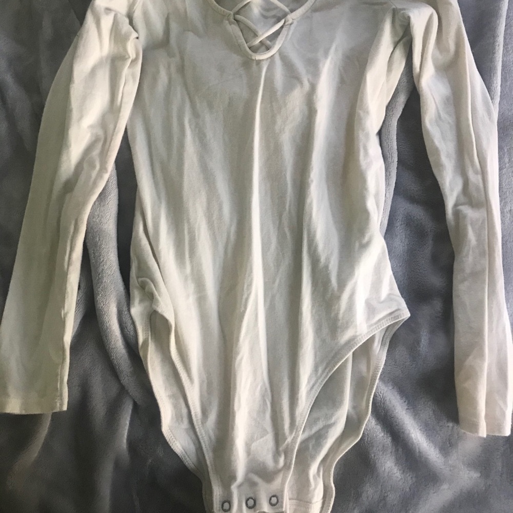 Cream coloured bodysuit